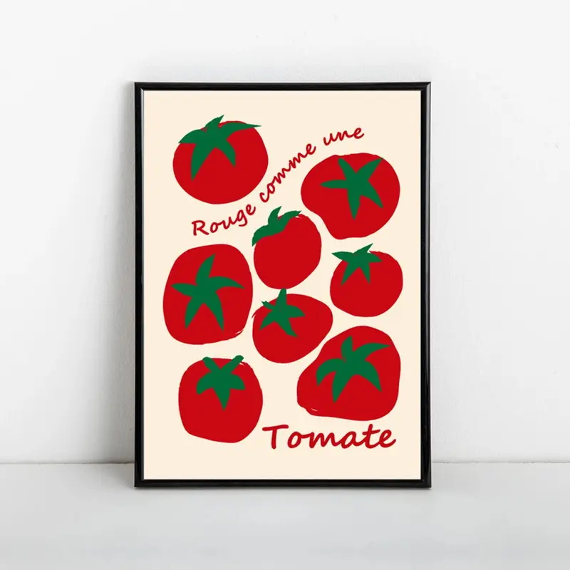 Modern Colorful Red Tomatoes W - Photography Art review and price