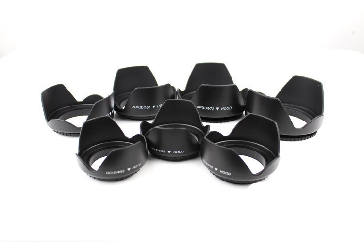 Universal Lens Hood 49mm 52mm  - Lens Hood Petal review and price